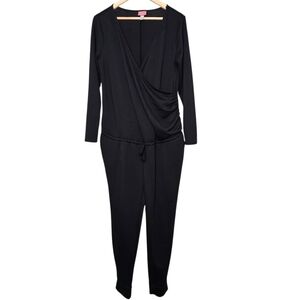 Paisley Sky Maternity Jumpsuit Size M | Black Long Sleeve